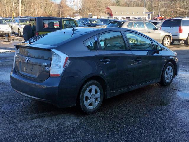 JTDKN3DU1A5124551 - 2010 TOYOTA PRIUS GRAY photo 4