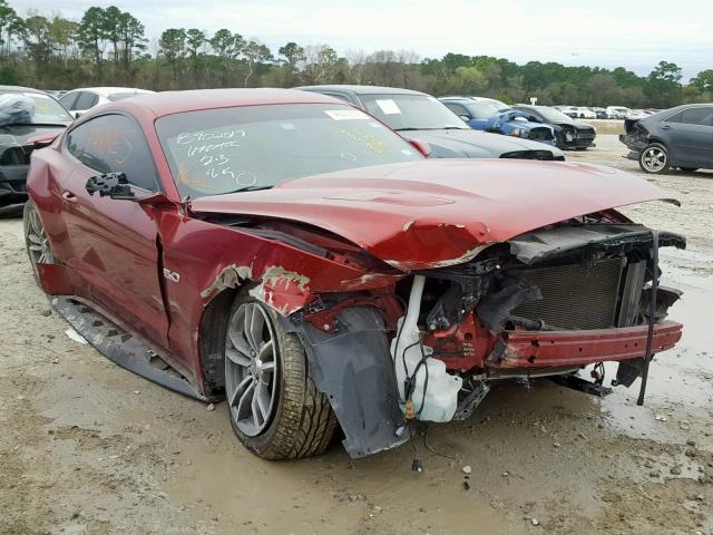 1FA6P8CF8G5310162 - 2016 FORD MUSTANG GT RED photo 1