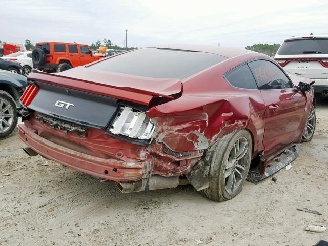 1FA6P8CF8G5310162 - 2016 FORD MUSTANG GT RED photo 4