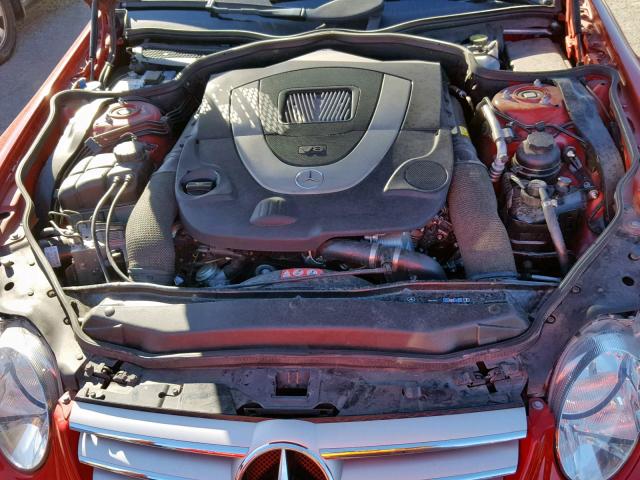 WDBSK71F98F137704 - 2008 MERCEDES-BENZ SL 550 RED photo 7