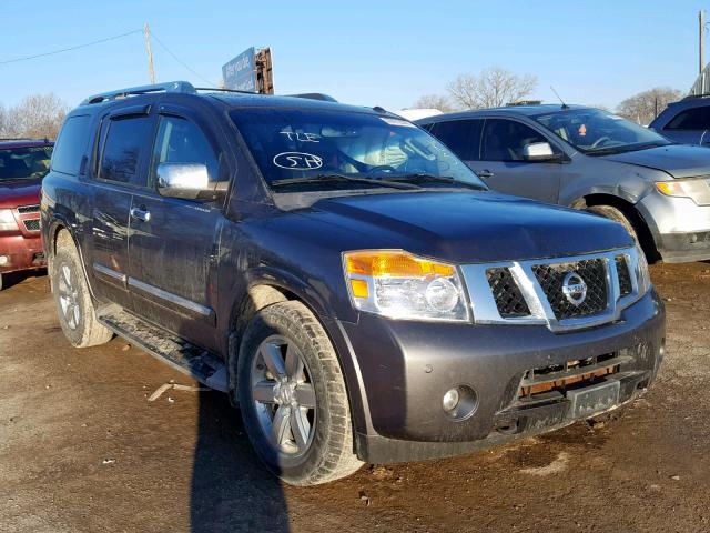 5N1BA0NEXAN621708 - 2010 NISSAN ARMADA PLA GRAY photo 1