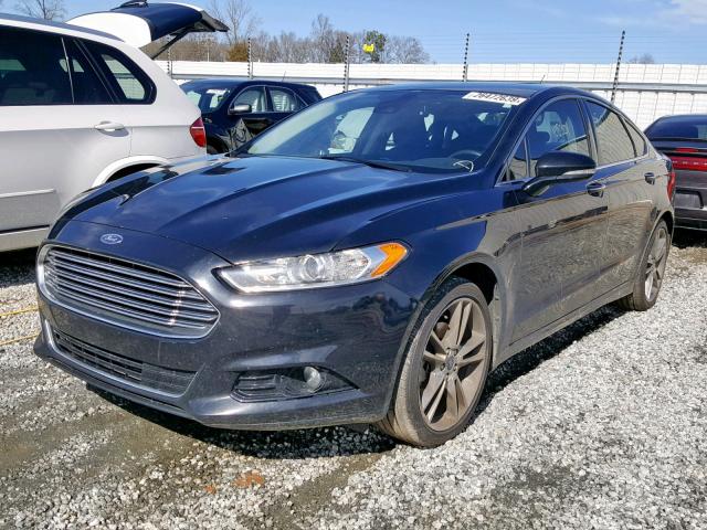 3FA6P0K90GR253949 - 2016 FORD FUSION TIT BLACK photo 2