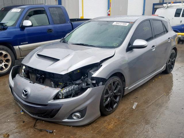 JM1BL1L33C1555440 - 2012 MAZDA SPEED 3 SILVER photo 2