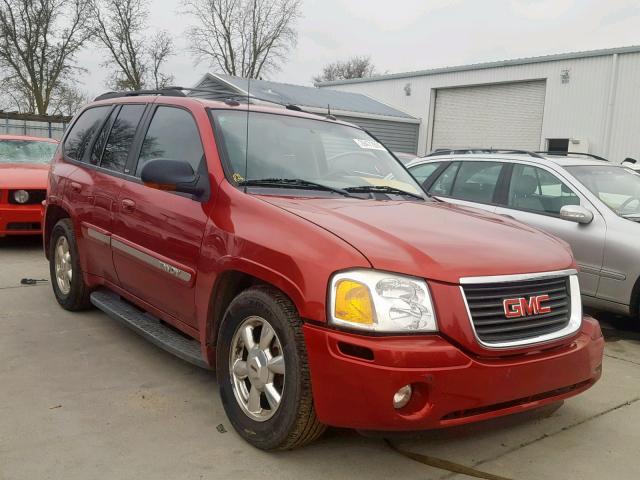 1GKDS13S142329352 - 2004 GMC ENVOY RED photo 1