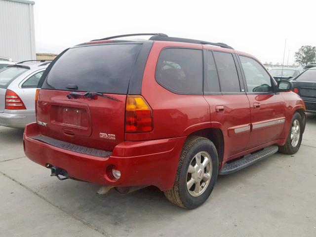 1GKDS13S142329352 - 2004 GMC ENVOY RED photo 4