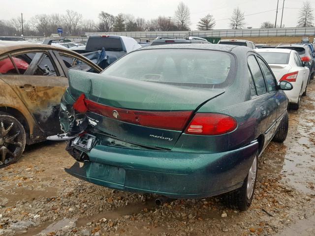 1MEFM10P1XW621934 - 1999 MERCURY TRACER GS GREEN photo 4