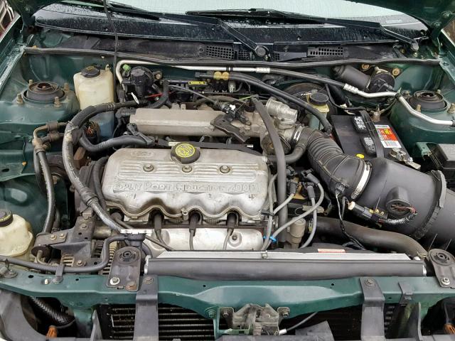 1MEFM10P1XW621934 - 1999 MERCURY TRACER GS GREEN photo 7