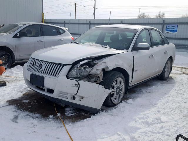 1MEHM42WX8G623532 - 2008 MERCURY SABLE PREM WHITE photo 2