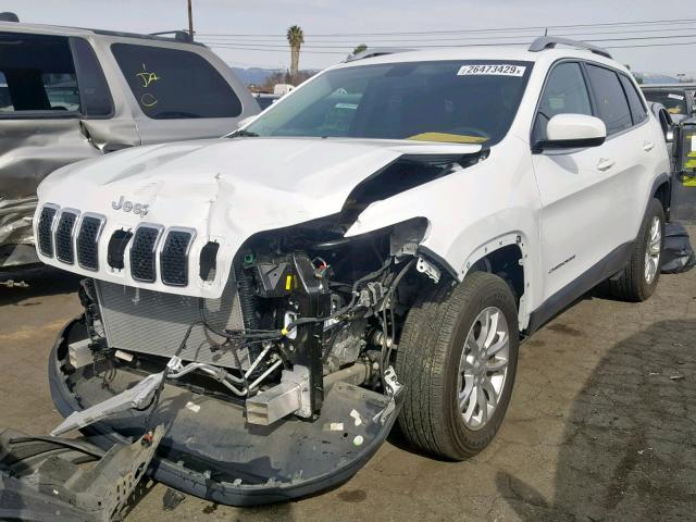 1C4PJMCXXKD121528 - 2019 JEEP CHEROKEE L WHITE photo 2