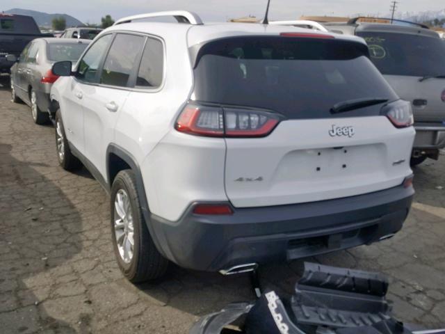 1C4PJMCXXKD121528 - 2019 JEEP CHEROKEE L WHITE photo 3