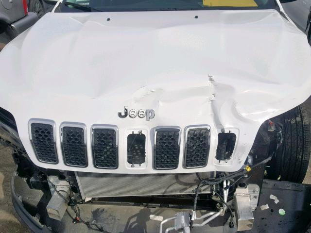 1C4PJMCXXKD121528 - 2019 JEEP CHEROKEE L WHITE photo 7