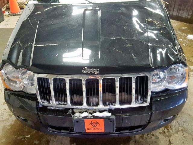 1J4RR5GT5AC142915 - 2010 JEEP GRAND CHER BLACK photo 7