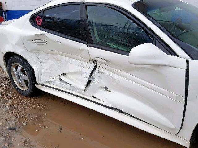 2G2WP522141299806 - 2004 PONTIAC GRAND PRIX WHITE photo 9
