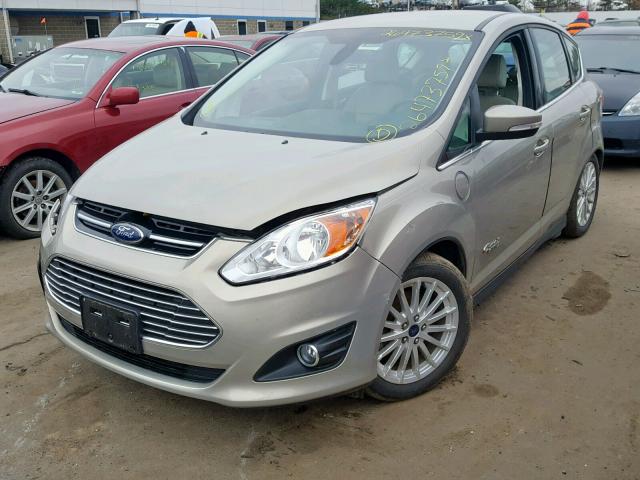 1FADP5CU6GL104502 - 2016 FORD C-MAX PREM GOLD photo 2