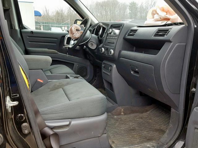 2HJYK16248H536707 - 2008 HONDA RIDGELINE BLACK photo 5