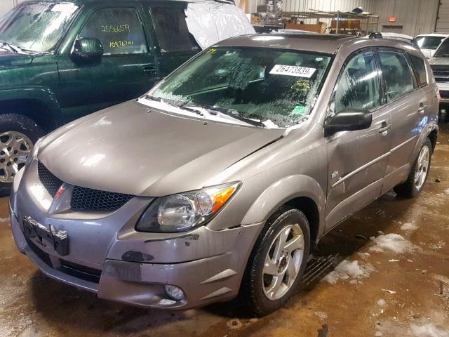 5Y2SL62854Z437824 - 2004 PONTIAC VIBE GRAY photo 2