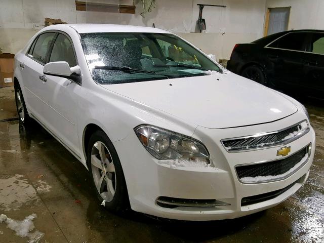 1G1ZC5EU4CF119848 - 2012 CHEVROLET MALIBU 1LT WHITE photo 1