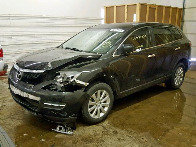 JM3TB38A580131207 - 2008 MAZDA CX-9 BLACK photo 2