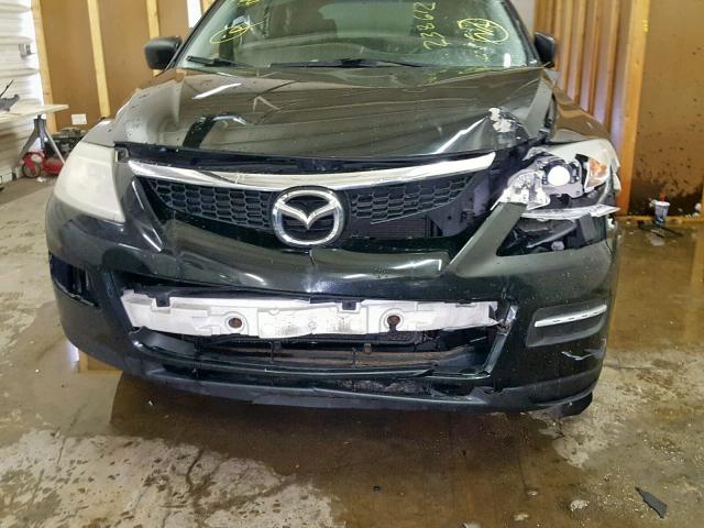 JM3TB38A580131207 - 2008 MAZDA CX-9 BLACK photo 9