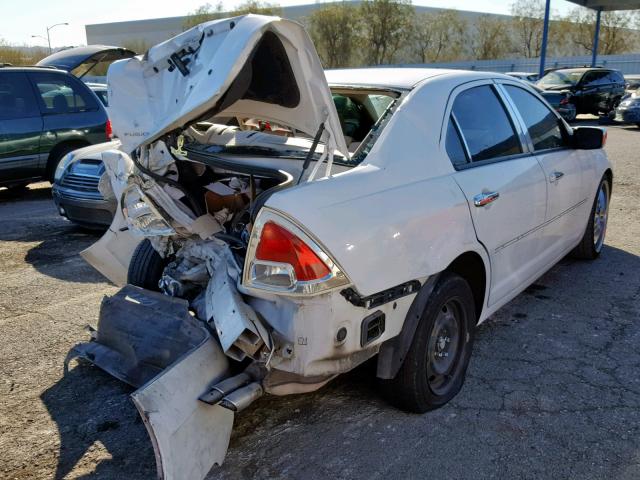 3FAFP06Z46R214354 - 2006 FORD FUSION S WHITE photo 4