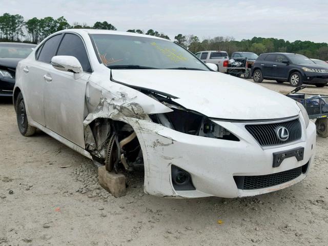 JTHBF5C26C5182052 - 2012 LEXUS IS 250 WHITE photo 1