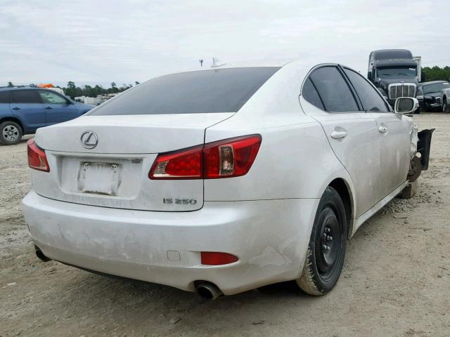 JTHBF5C26C5182052 - 2012 LEXUS IS 250 WHITE photo 4