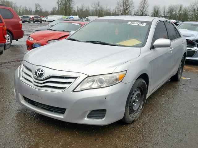 4T4BF3EK0BR177230 - 2011 TOYOTA CAMRY BASE SILVER photo 2
