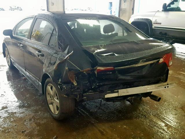 2HGFA1F60AH564240 - 2010 HONDA CIVIC BLACK photo 3