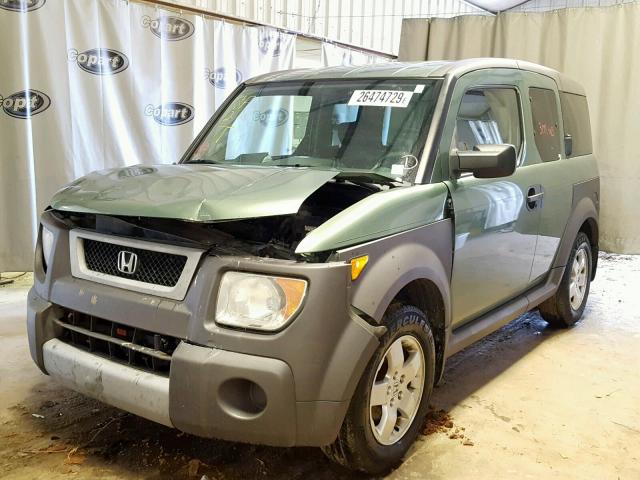 5J6YH18665L007979 - 2005 HONDA ELEMENT EX GREEN photo 2