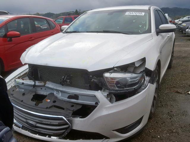 1FAHP2E89GG132061 - 2016 FORD TAURUS SEL WHITE photo 2