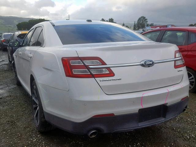 1FAHP2E89GG132061 - 2016 FORD TAURUS SEL WHITE photo 3