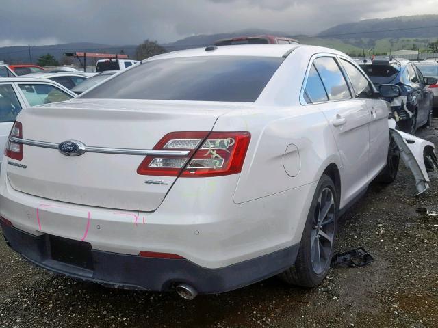 1FAHP2E89GG132061 - 2016 FORD TAURUS SEL WHITE photo 4