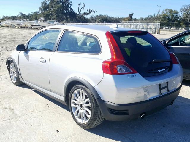 YV1MK672282080398 - 2008 VOLVO C30 T5 SILVER photo 3