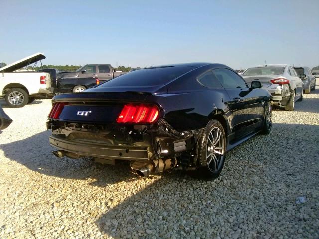 1FA6P8CFXH5281152 - 2017 FORD MUSTANG GT BLACK photo 4