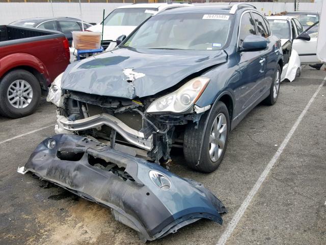 JNKAJ09E28M300237 - 2008 INFINITI EX35 BASE GRAY photo 2