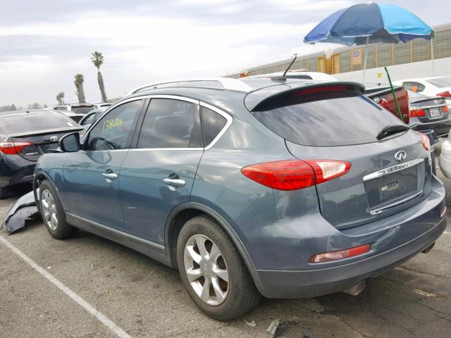 JNKAJ09E28M300237 - 2008 INFINITI EX35 BASE GRAY photo 3
