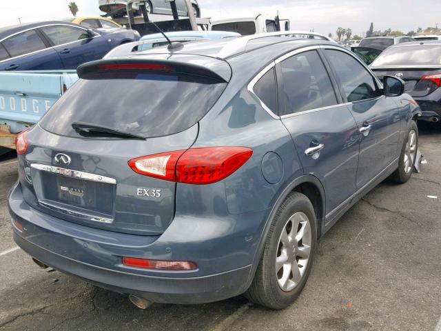 JNKAJ09E28M300237 - 2008 INFINITI EX35 BASE GRAY photo 4