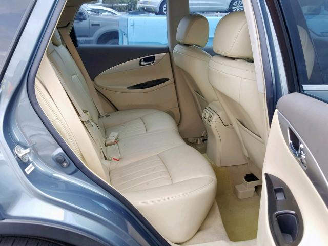 JNKAJ09E28M300237 - 2008 INFINITI EX35 BASE GRAY photo 6