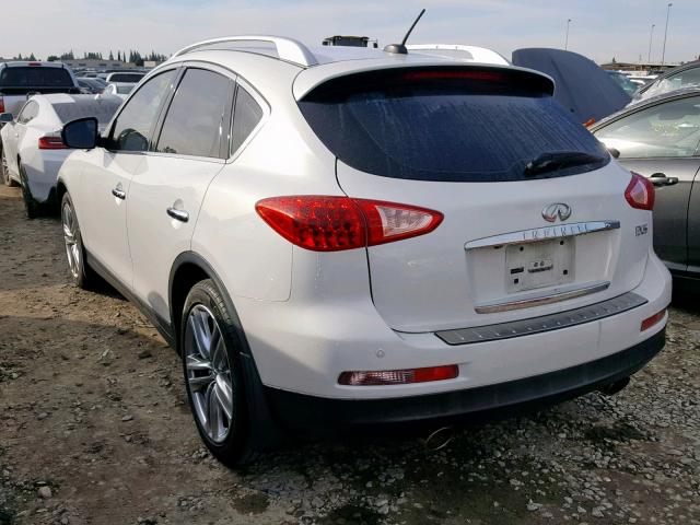 JN1AJ0HP0BM802288 - 2011 INFINITI EX35 BASE WHITE photo 3