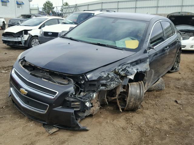 1G1ZB5E17BF161731 - 2011 CHEVROLET MALIBU LS BLACK photo 2