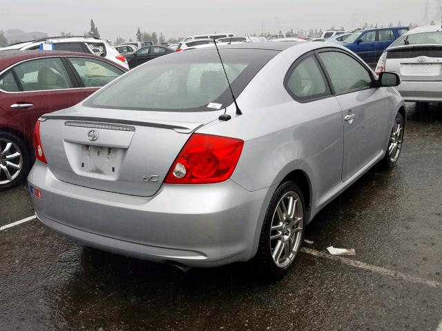 JTKDE167X50042754 - 2005 TOYOTA SCION TC ვერცხლისფერი ფოტო 4