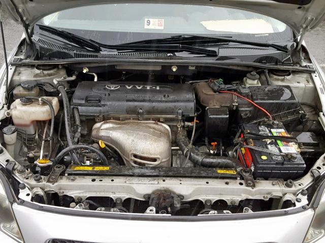 JTKDE167X50042754 - 2005 TOYOTA SCION TC ვერცხლისფერი ფოტო 7