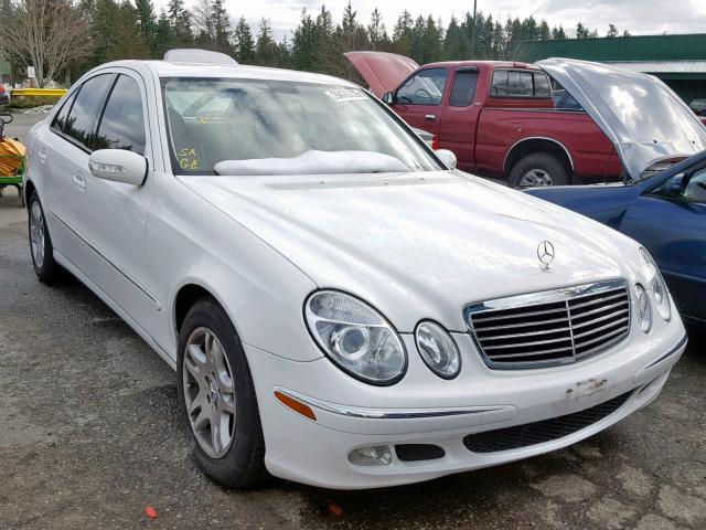 WDBUF56J76A802558 - 2006 MERCEDES-BENZ E 350 WHITE photo 1