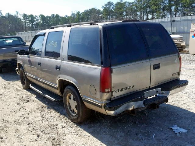 1GKEC13R6WJ730516 - 1998 GMC YUKON TAN photo 3