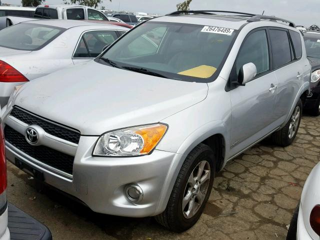 2T3YF4DV6AW039932 - 2010 TOYOTA RAV4 LIMIT SILVER photo 2