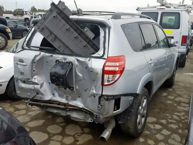 2T3YF4DV6AW039932 - 2010 TOYOTA RAV4 LIMIT SILVER photo 4