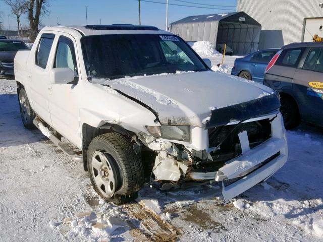 2HJYK16588H003818 - 2008 HONDA RIDGELINE WHITE photo 1