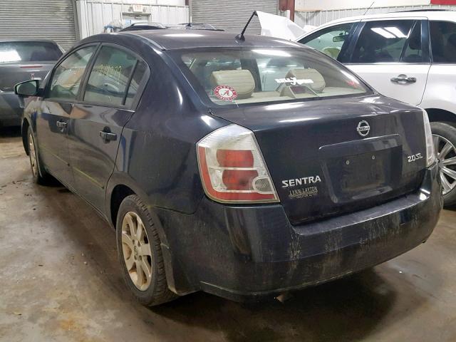 3N1AB61E97L714298 - 2007 NISSAN SENTRA 2.0 BLACK photo 3