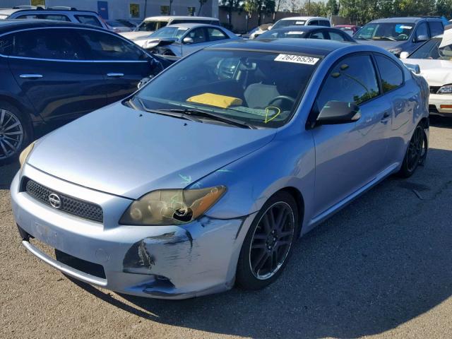 JTKDE167X80240593 - 2008 TOYOTA SCION TC BLUE photo 2