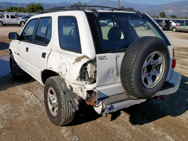 4S6CK58W0Y4420328 - 2000 HONDA PASSPORT E თეთრი ფოტო 3